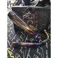 GP RACING Exhaust SC Titanium 2026 Full System for Honda Forza/NSS250