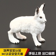 Simulation Animal Model Toy Farm Animal Snow Rabbit Rabbit Little White Rabbit Black White Rabbit Bo