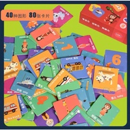 Memory Card Game Set 【In Stock】Chinese Flash Cards/Memory Game