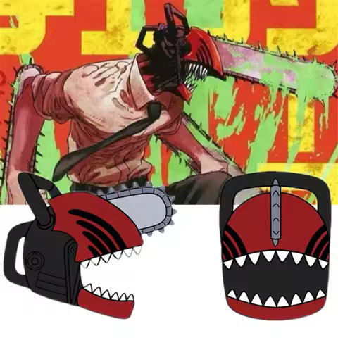 Anime Denji Pochita Hat Cosplay Costume Accessories Plush Chainsaw Mask Props Cartoon Adult Unisex C