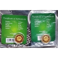 1 DINAR PUBLIC GOLD CAPSULE