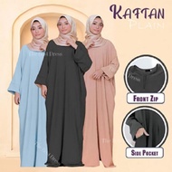 Ladies KAFTAN Plain Baju Abaya Jubah Muslimah CEY