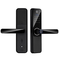 Indoor Smart Door Lock s802max Graffiti Cat's Eye Fingerprint with Control All-Pass tuyaapp Password