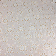 1 Meter Cotton Cloth Perforated Embroidery Fabric Hollow Embroidery Embroidery Fabric