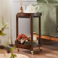 Sofa Coffee Table Dining Cart Kitchen Shelf Side Trolley Snack Tea Trolley Solid Wood Trolley Househ