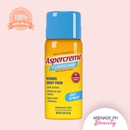 Aspercreme Relief Spray Fast Acting Quick Dry Fragrance Free 4 oz.(113 g)