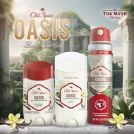 Old Spice โรลออน และ สเปรย์ระงับกลิ่นกาย กลิ่น Oasis หอมวานิลลาผสมดอกไม้ หวานนุ่ม ละมุน