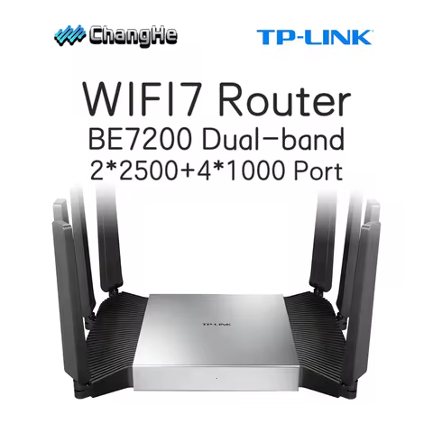 TP-LINK TL-7DR7290 Wi-Fi 7 wireless router 5g BE7200 dual-band galloping 4 2.5G +4 Gigabit Port mesh