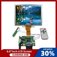 8 "EJ080NA-05B 800X600 LCD หน้าจอแสดงผล TFT Monitor ไม่มีพร้อม2AV VGA HDMI LCD Driver Controller Boa