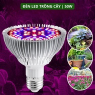 Đèn Led Trồng Cây 50W Chuôi E27 Chip Led SMD 5730 Tản Nhiệt Nhôm Kích Thích Tăng Trưởng Cho Cây