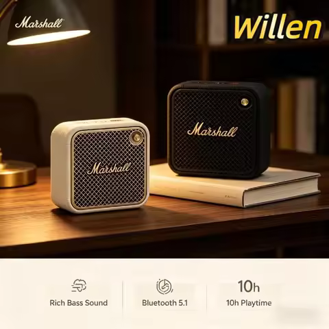 Original Marshall Willen IP67 Waterproof Bluetooth Speaker Outdoor Portable Mini Wireless Stereo Bas