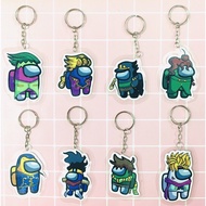 Among us keychain 8 different hooks/ Among us shaped keychain