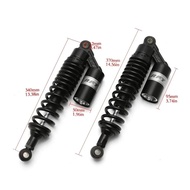13.5" 340mm Motorcycle Universal Springs Air Suspension Adjustable Rear Gas Shock Absorbers For Duca