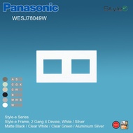 Panasonic Style-e Frame, 2 Gang 4 Device, WESJ78049