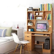 （訂貨價$750）170cm高 玻璃書櫃 電腦桌 110cm寬|120cm寬 加寬電腦枱 Desk*住宅送貨加40元