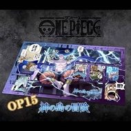 New 60x35cm One Piece Adventure on KAMI's Island Enel Single Player Playmat OP15 2mmStitched Edge Ru