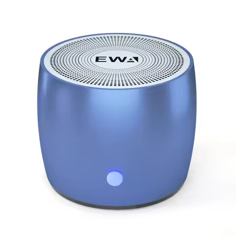 EWA A103 Mini Bluetooth Speaker Bass Sound Portable Wireless Speaker IPX5 Waterproof Metal Body Box 