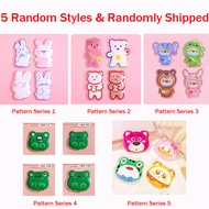 5Pcs/set Mini Cartoon Hand WarmerReusable Self-Heating Gel Warmers for Christmas Stocking StuffersCu