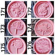 Seal wax stamp Dandelion Bunga Ready Stock lilin segel stempel sealing