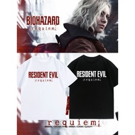 RE9 Resident Evil 9 Requiem T Shirt 🔥 Game Character Graphic Cotton Round Neck Casual Unisex Lelaki 