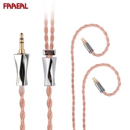 Faaeal Hibiscus Cáp Pro 3.5/4.4Mm phích cắm thẳng Tùy Chọn 4 Sợi 56 Lõi Litz 5N OFC Dây Với Thanh Tr