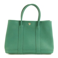 HERMES Negonda皮革Garden Party TPM銀扣手挽袋Malachite