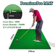 ATZ พรมซ้อมไดร์ฟ ซ้อมกอล์ฟขนาด 150x150cm GOLF Hitting MAT เรียบทั้งผืนอย่างหนา รับประกันซ่อมฟรี