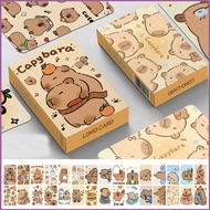 HT2 30PCS/Set Capybara Photo Card Blowfish Collector Card Double-sided LOMO card peripheral birthday