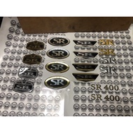 SR400 Sr500 Side Bag Cover Logo Yamaha Spare Parts SR400-Sr500/Yamaha SR400-Sr500/Yamaha