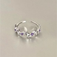 Titanium Star Ring, Korean Titanium Ring, Modern Star Model Donna88. A-19