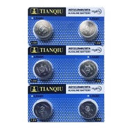 [SG] TIANQIU AG13 SR44SW LR44 357 Alkaline Button Battery (6 Pieces)
