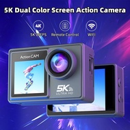 Action Camera 5K 4K 60FPS EIS Interchangeable Lens 48MP Zoom Electronic Stabilizer Camera WiFi Action Camera for Vlog