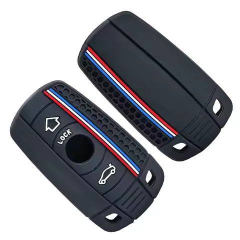 Silicone Car Key Case Key Chain For BMW E60 E61 E70 E81 E87 E90 E91 E92 X1 X5 X3 1 3 5 6 Series Z4 K