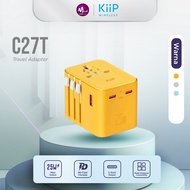 KiiP C27T Travel Adaptor GaN Adapter Charger Universal PD Fast Charging 25W