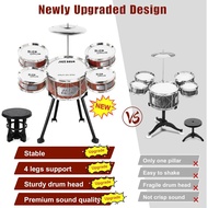 Kids Drum Set, 8 PCS Drum Set for Toddlers 1-3, Kids Jazz Drums Ages 5-7 Musical Instruments Toys fo