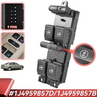 Window Switch For VW Golf / Jetta / Bora MK4 Passat B5 / B5.5 SEAT LEON TOLEDO OEM 1J4959857D