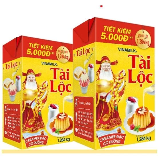 Combo 2 hộp Sữa Đặc Tài Lộc Vinamilk 1284g