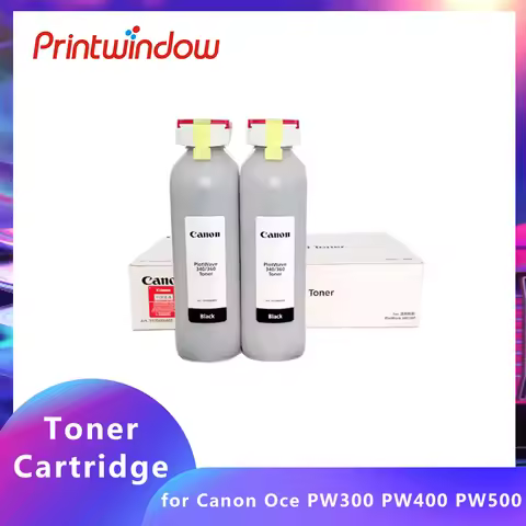 1 box 2 pieces Original Toner Cartridge Black Blue For Canon Oce TDS700 TDS750 PW300 PW340 PW350 PW3