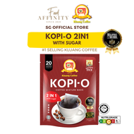 Kluang Coffee Cap TV Kopi-O (2in1) 20s 23gm x 20 sachets (individual) - by Food Affinity