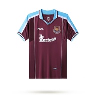 999901 West Ham United Home Retro Shirt, High Quality Short Sleeve Football