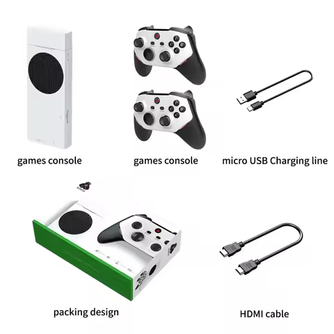 M88 Retro Game Stick 4K HDMI Video Game Console Built-in 20000 Games Wireless Gamepad Support PS1/PS