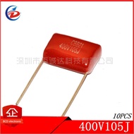 10PCS CBB capacitor 105 400V 1UF 1000NF pitch 20MM