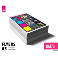 A5 Flyers / Leaflet Simili paper