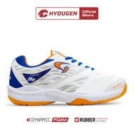 HYOUGEN Tiger White Orange Badminton Shoes Size 39-44