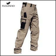 FUGUINIAO Tactical Cargo Pants for Men Hiking Cargo Pants Men's Outdoor Work Wear Tactical elastic pants