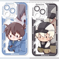 Couple Q Version Shock-Resistant Case Conan Samsung S10 S10+S8 S8+S9 S9+S10E A72018 J4 J6+Protective