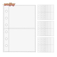 YOLANDA A7 Binder Pages, A7 6-Ring Card Protector Sleeves,  Binder Refill