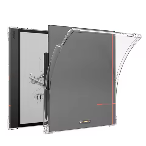 For Funda Onyx Boox Note Air5 C Air 5 C 5C Pencil Holder Case Clear 10.3" eBook TPU Back Cover with 