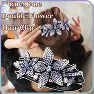 SULIN Double Flower Hair Clip  Dovetail Clip Charm Flexible