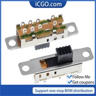 10Pcs SS23E04 Double Toggle Switch 8 Pins 3 files 2P3T DP3T Handle high 5mm small slide switch